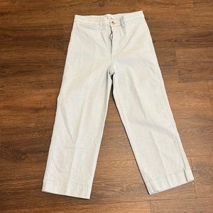 Madewell - Slim Emmett wife leg crop pants in speckle